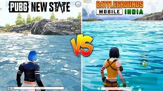 PUBG Mobile vs New State - Details and Physics Comparison