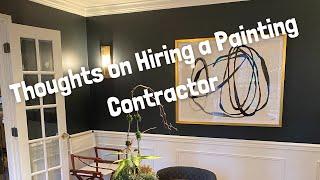 Hiring a Painting Contractor