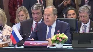 С.Лавров на Министерском совещании Россия-АСЕАН, Джакарта, 13 июля 2023 года