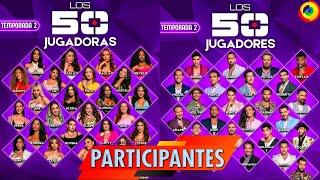 Todos Los Participantes De ‘LOS 50’ Segunda Temporada / Estreno Telemundo