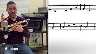 Arpeggios in C major for Trumpet (Bb concert)