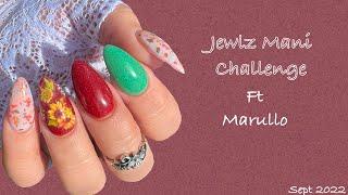 Dip Nails l Jewlz Mani Challenge l ft Marullo