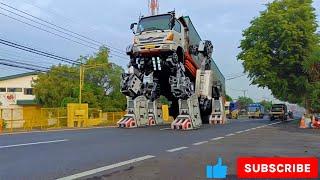 First On YouTube!!!! Telolet Rolling Truck Transforms Into Robot