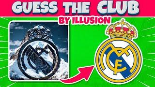 GUEESS THE FOOTBALL CLUB BY ILLUSION | FOOTBALL QUIZ 