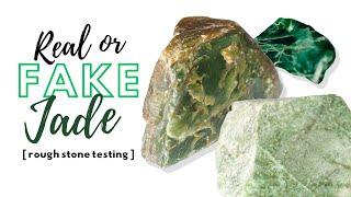 Identify Rough JADE (and it's simulants!) with Freshwater Jade