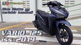 Review | Honda Vario 125 ISS warna terbaru Matte Blue 2019