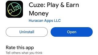 Cuze Play & Earn Money Justplay Alternative NEW APP 2024