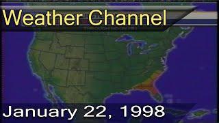 The Weather Channel - January 22, 1998