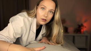 ASMR Chiropractor Tucks You In *Crispy Sheets* Body Adjustments, Massage, Face Touching Roleplay