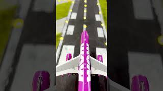 WOW Air Takeoff From Miniature Airport 🩷️