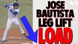 Jose Bautista | How to Properly Execute the Leg Lift Load (Pro Speed Baseball)