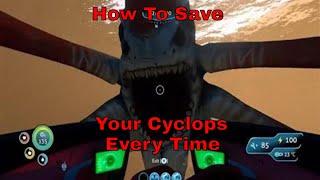 Subnautica - How To Never Sink A Cyclops