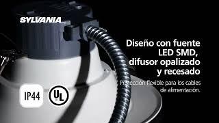 BALA LED  de incrustar  CCT  Sylvania 360 Tem de color 300K/ 4000K/ 6500K UL