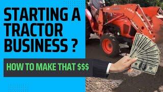 Starting a Tractor Business