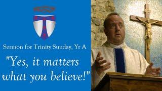 Sermon: Yes, it matters what you believe!