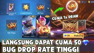 BUG CUMA 1x DRAW DAPAT M6 PASS LANGSUNG ! 50 DM DAPAT SKIN CLAUDE PRIME & M6 ! DROP RATE TINGGI