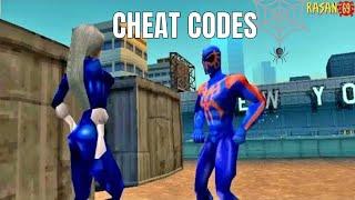 Spider-Man (PS1) CHEAT CODES (+ character view and What If...? Mode gameplay)