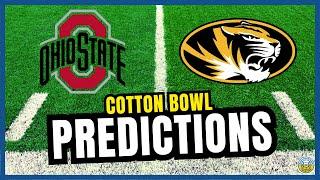 Ohio State vs. Missouri PREDICTIONS | 2023 College Football Predictions | Cotton Bowl