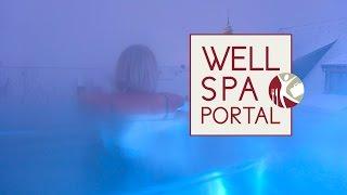 Wellness im Dachpool über dem Weinviertel