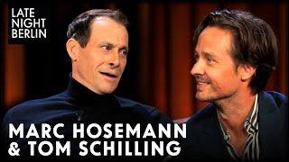 Marc Hosemann & Tom Schilling über "Achtsam Morden" | Late Night Berlin