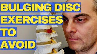 Bulging Disc Exercises To Avoid | L4 L5 Disc Bulge Exercises | Dr. Walter Salubro