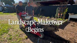 Beginning Stage Of The Backyard Makeover! || Visit Our Garden