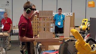 WorldSkills 2024 - Das Tischler-Schreiner-Nationalteam in Lyon (3. Tag)