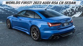 WORLDS FIRST! 2023 AUDI RS6 C8 SEDAN! - IN A ICONIC VIDEOSHOOT IN THE ALPS - The car Audi must build