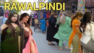 Exploring Rawalpindi: A 4K Walking Tour of SADIQABAD bazaar 2024