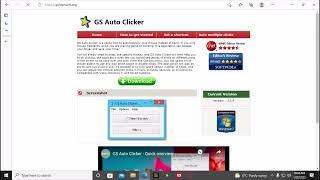 how to download GS auto clicker