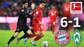 Coutinho's Best Performance & Lewandowski Brace I Bayern München vs. Werder Bremen I 6-1I Highlights