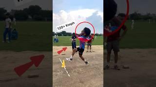 Ye ladka 130+ Kmph Achieve karega jaldi  #shorts #shortsvideo #fastbowling #cricketvideo