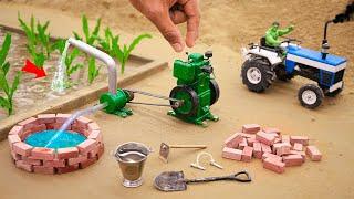 diy tractor diesel engine water pump making well science project @sanocreator@TechCreatorsOfficial