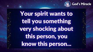  Your spirit wants to tell you something very shocking about this person, you know...
