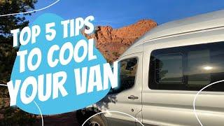 Vanlife - Top 5 tips I use to keep my van cool in the sweltering summer heat!