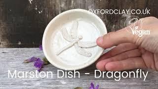 Marston Dish Dragonfly by Oxford Clay Handmade Ceramics