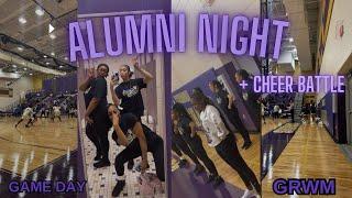 GAME DAY| ALUMNI NIGHT + CHEER BATTLES ( WE WONN) + mini grwm