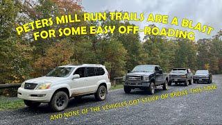 Off-roading in Edinburg VA at the Peters Mill Run Trails