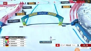 Beat Feuz take Bronze at Cortina d'Ampezzo downhill World Cup