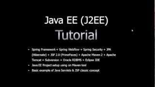 Java EE (J2EE) Tutorial for beginners Part1