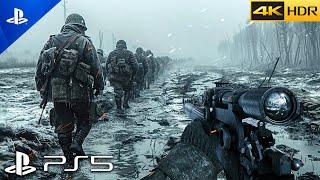 (PS5) BATTLE OF THE BULGE 1944 | Realistic ULTRA Graphics Gameplay [4K 60FPS HDR] Call of Duty