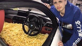 FILLING CHIPS CAR WITH CHIPS PRANK!!!