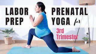 Labor Prep Prenatal Yoga Flow for Third Trimester | 20 Mins Prenatal Yoga for Natural Birth