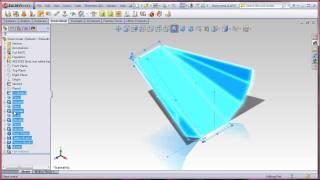 SolidWorks : Lofted Bend Sheet Metal