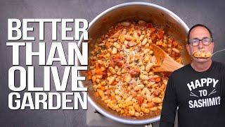 AN INCREDIBLY EASY / DELICIOUS ONE PAN DINNER (BETTER THAN AT OLIVE GARDEN!) | SAM THE COOKING GUY