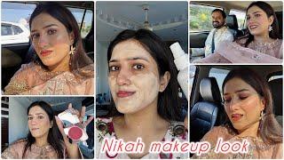 My Nikah Makeup Look | pink Barbie Makeup by Natasha waqas