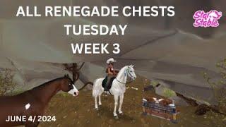 star stable/ALL RENEGADE CHESTS TUESDAY WEEK 3