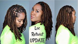 How I Retwist My Locs | UPDATED | Naturally Michy