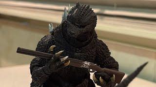 I gave Godzilla a shotgun for the funny (funny Godzilla animation short)