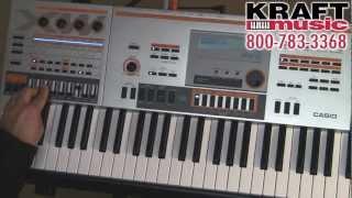 Kraft Music - Casio XW-P1 Keyboard Demo with Mike Martin